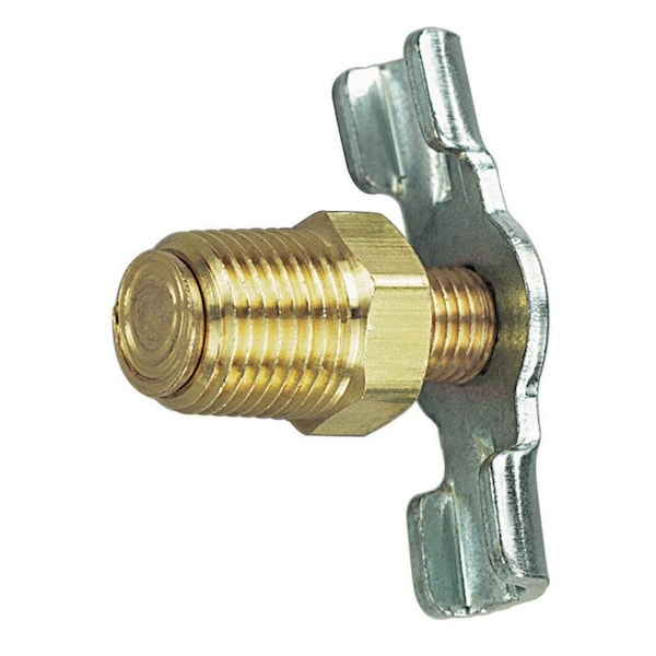 Tru-Flate Tru-Flate Steel Drain Cock 1/4 in. Male 1 pc 21557GS - main